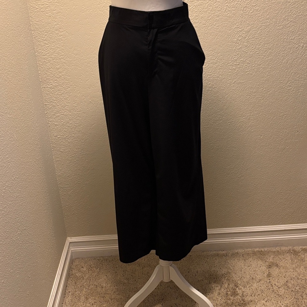 Athleta Classic Black Wide Leg Pants